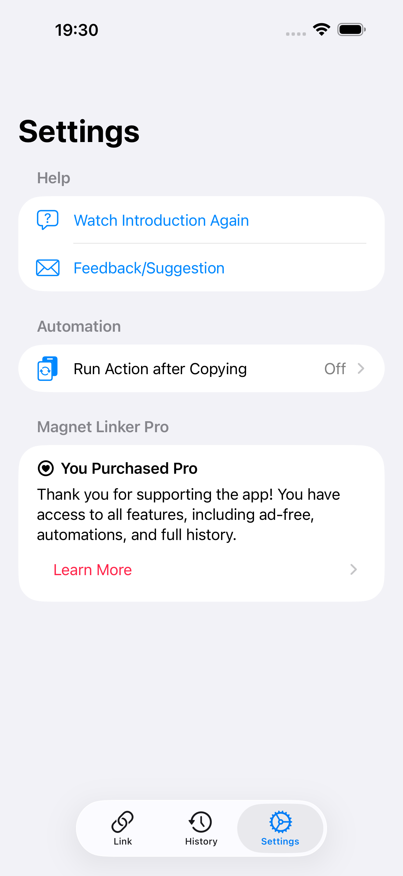 Magnet Linker automation settings for cloud downloaders